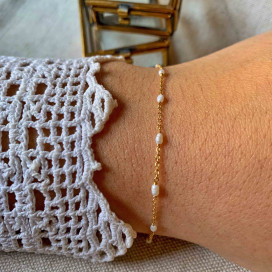 Bracelet Perles Culture Romy