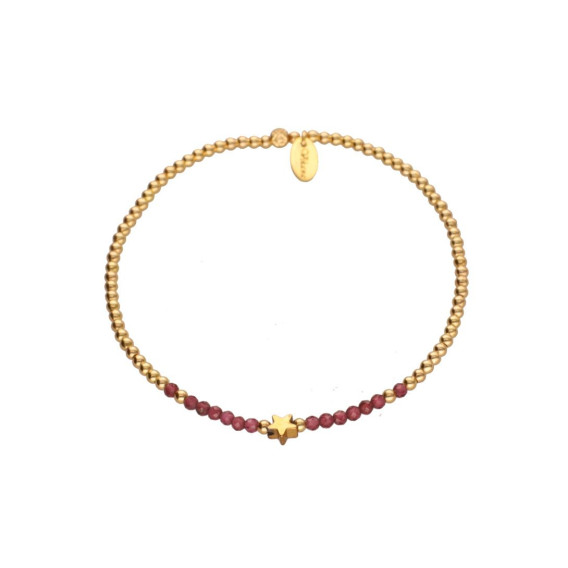 Bracelet Perle Elastique Etoile