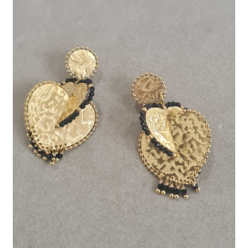 Boucles d'oreille coeur Jenni